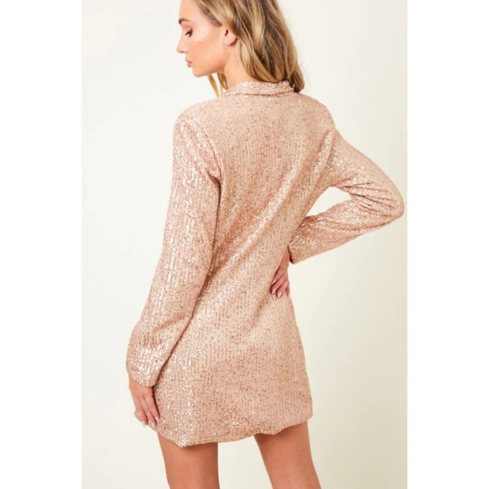 LAZY ROMANCE SEQUIN BLAZER - Picture 5 of 6